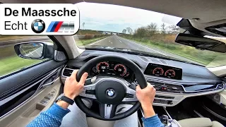 BMW M760Li Rijtest POV AUTOBAHN - HOE HARD KAN DE V12?!