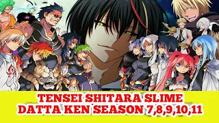 Seluruh Alur Cerita Kelanjutan Anime Tensei Shitara Slime Datta Ken season 7,8,9,10 Dan 11