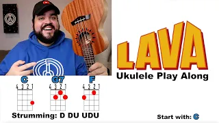 LAVA - Disney Pixar (Ukulele Play Along with Chords and Lyrics)