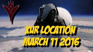 Destiny TTK - Xur 2.0 location  March 11  2016