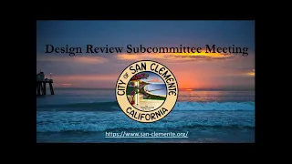 Design Review Subcommittee Meeting May 29, 2024