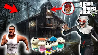 Franklin and Shinchan and his Friends Fight With Evil Nun For Save gta 5 ! (Part 1)