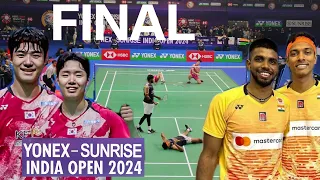 CHIRAG SHETTY/SATWIKSAIRAJ V/S KANG MIN HYUK/SEO SEUNG JAE YONEX-SUNRISE INDIA OPEN 2024 | FINAL