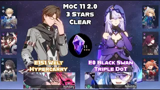 E1S1 Welt x Ruan Mei Hypercarry & E0 Black Swan Triple DoT | New Memory of Chaos 3 Stars Clear