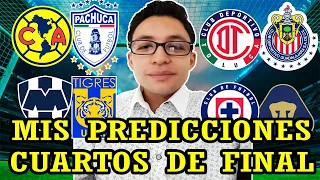 MIS PREDICCIONES CUARTOS DE FINAL | CLAUSURA 2024 | APUESTAS DEPORTIVAS | MARAVI11ADEFUTBOL