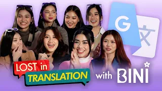 #BINI play Lost in Translation | Horrible Google Translate