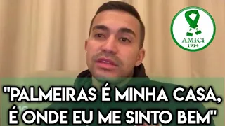 DUDU DECLARA AMOR AO PALMEIRAS E FALA SOBRE RETORNO AO CLUBE