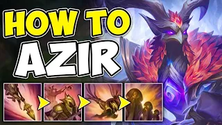 RANK 1 AZIR SHARES HIS SECRETS TO CARRYING (FULL AZIR GAMEPLAY)