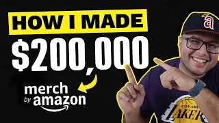 Hoe ik $ 200.000 verdiende aan Merch by Amazon 💰 (MERCH DOOR AMAZON TUTORIAL VOOR BEGINNERS 2022)