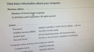 Upgrade Windows 10 and 11Home Single LANGUAGE TO WINDOWS 10 PRO 99% Working