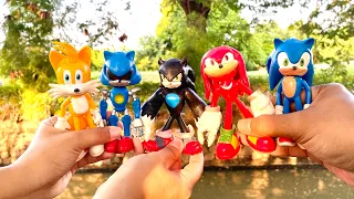 Sonic the hedgehog battle vs amy knuckles shadow werehog mario tails eggman  jet silver luigi