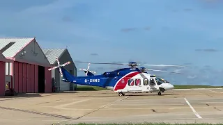 Bristow Helicopters Leonardo AW139 Start-up