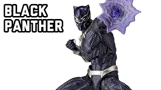 Amazing Yamaguchi Kaiyodo Revoltech No. 030 Marvel’s Black Panther Action Figure Review