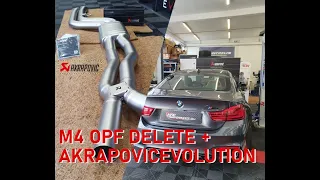 OPF OFF ! Akrapovic Evolution Titan Exhaust for M4 Competition F82 2019