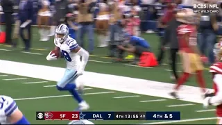 Cowboys run FAKE PUNT in 4th quarter vs. 49ers | NFL Playoffs 2022