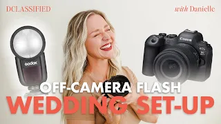 HOW I USE FLASH AT WEDDINGS | Off Camera Flash, Speed lights, and Diffusers | Godox & Canon