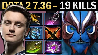 Nightstalker Gameplay Miracle with 19 Kills and SNY - Dota 2 7.36