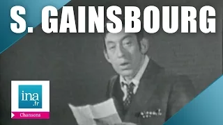 Serge Gainsbourg "En Relisant Ta Lettre" | Archive INA