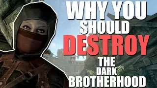 Why You Should Destroy the Dark Brotherhood | Hardest Decisions in Skyrim | Skyrim Lore