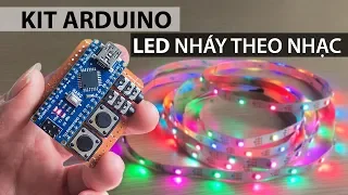 Chế mạch LED nháy theo nhạc bằng KIT ARDUINO 328 nano - Chơi tết