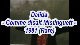 Dalida - Comme disait Mistinguett - 1981 (Rare)