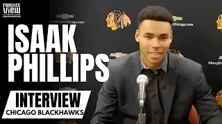 Isaak Phillips Reacts to Being Called Up to Chicago Blackhawks & Talks Learning From Seth Jones