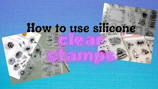 How to use clear stamps #youtube #youtubevideo