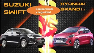 Suzuki Swift Sedan vs Hyundai Grand i10 | El Paredón (Seguridad y Equipamiento)