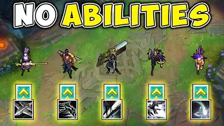 LEAGUE OF LEGENDS BUT WE CAN'T USE ABILITIES! (AUTO ATTACKS ONLY)