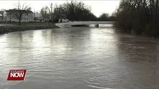 Area rivers and creeks flood after several days of heavy rainfall