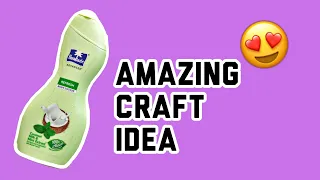 Amazing Craft idea Using Waste Shampoo / body lotion Bottle |How to Reuse waste material ♻️