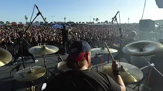 Strung Out - Drum Cam - Punk In The Park 03-25-23