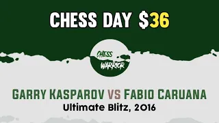 Garry Kasparov vs Fabio Caruana | Ultimate Blitz, 2016
