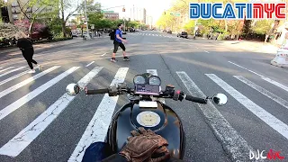 Splitting NYC - Brooklyn to Manhattan - Ducati Monster Ride v1448