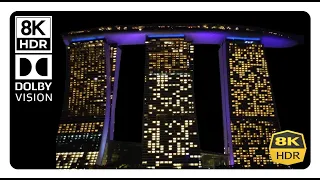 'MARINA BAY SANDS' Hotel in Singapore 8K HDR | Dolby Vision