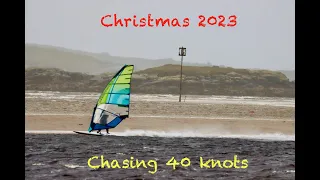 Chasing 40 knots!