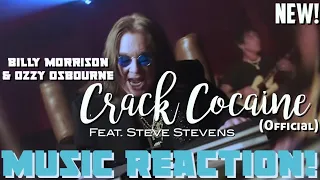 STRAIGHT🔥🎸Billy Morrison, Ozzy Osbourne - Crack Cocaine Ft. S. Stevens(New!) | Music Reaction🔥