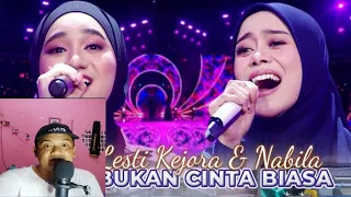 bukan cinta biasa.. lesti kejora x nabila.. reaction