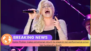 Emotional Kellie Pickler Performs Post-Husband's Death