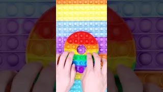 ASMR💥 Satisfying Pop It💥 NoTalking💥 Fidget Toy💥 Triggers💥 Rainbow💥 Sleep #satisfying #shorts #reels