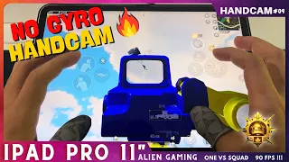 NO GYRO HANDCAM !!!!🔥🔥One vs Squad🔥🔥| 6 Finger Hand Cam Video | PUBG MOBILE #09