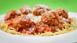 Spaghetti with Meatballs Stop Motion Cooking