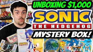 Unboxing $1,000 Sonic The Hedgehog Mystery Box! - Rare Toys, Plush & Collectables!