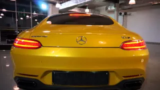 Mercedes AMG GT S 2015 start up & exhaust sound 720p