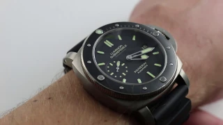 Pre-Owned Panerai Luminor Submersible 1950 3 Days PAM 389 Luxury Watch Review