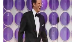 Colin FIRTH & Ricky GERVAIS at the Golden Globe Awards 2012 - Hilarious!