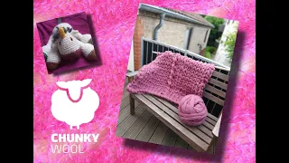 Tutorial Decke mit der Wolle von CHUNKYwool