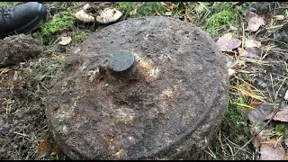 Found a WW2 anti-tank mine, it went BOOM!