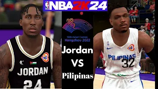 Asian Games 2023 l Jordan vs Philippines l Hall of Fame Mode | NBA 2k PC Gameplay | 1080P 60FPS