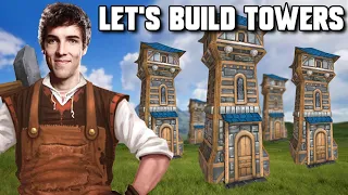 Let's Build an INSANE amount of Towers! - WC3 - Grubby